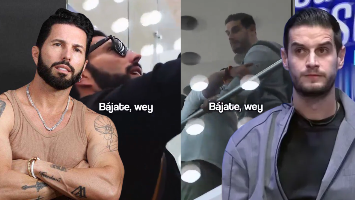 ‘Bájate, güey’: Poncho de Nigris y Adrián Marcelo protagonizan nuevo encontronazo en el AICM (VIDEO)