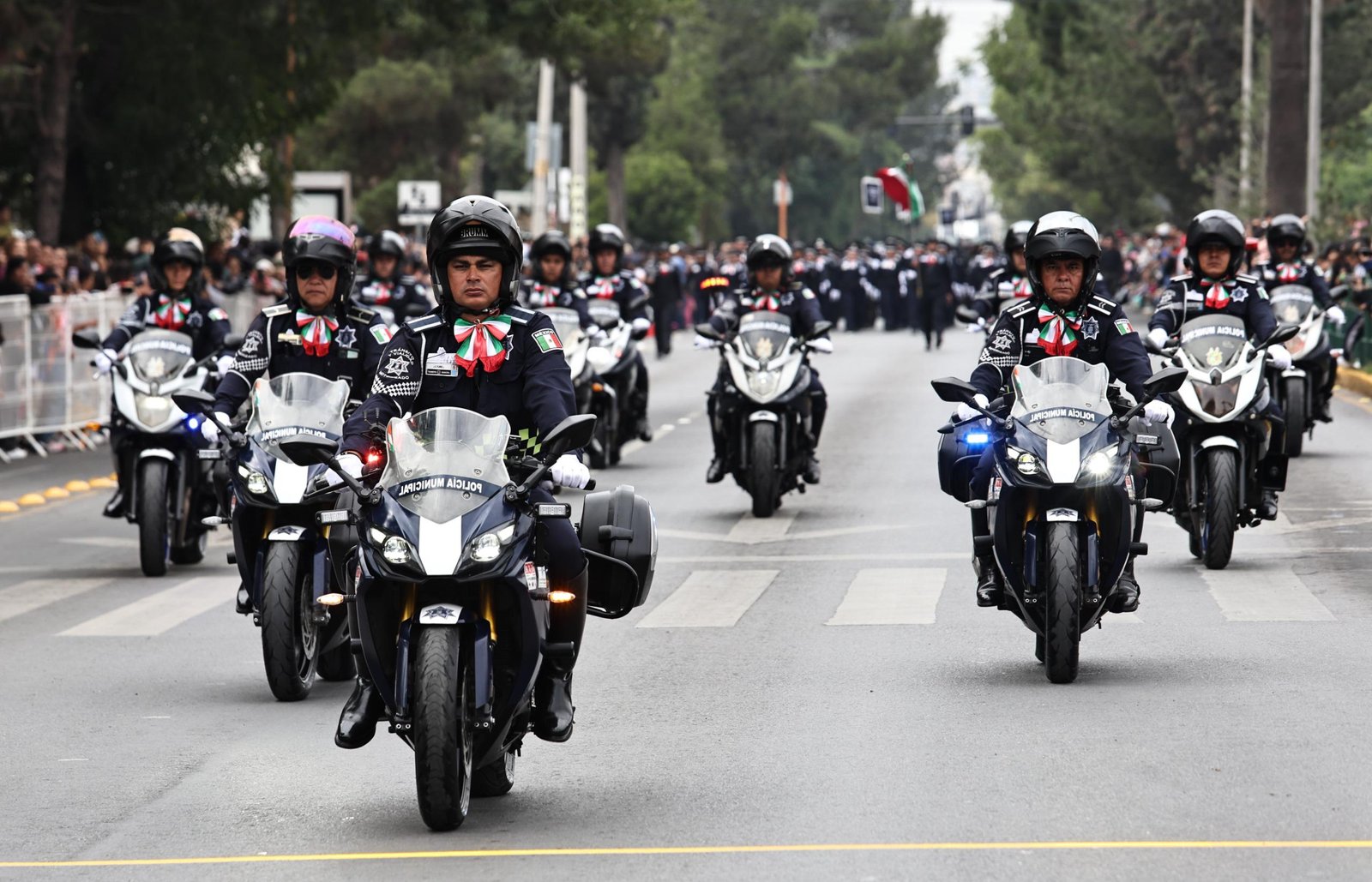 Saltillo exhibe su fuerza policial con 16 agrupamientos especializados y tecnología de punta