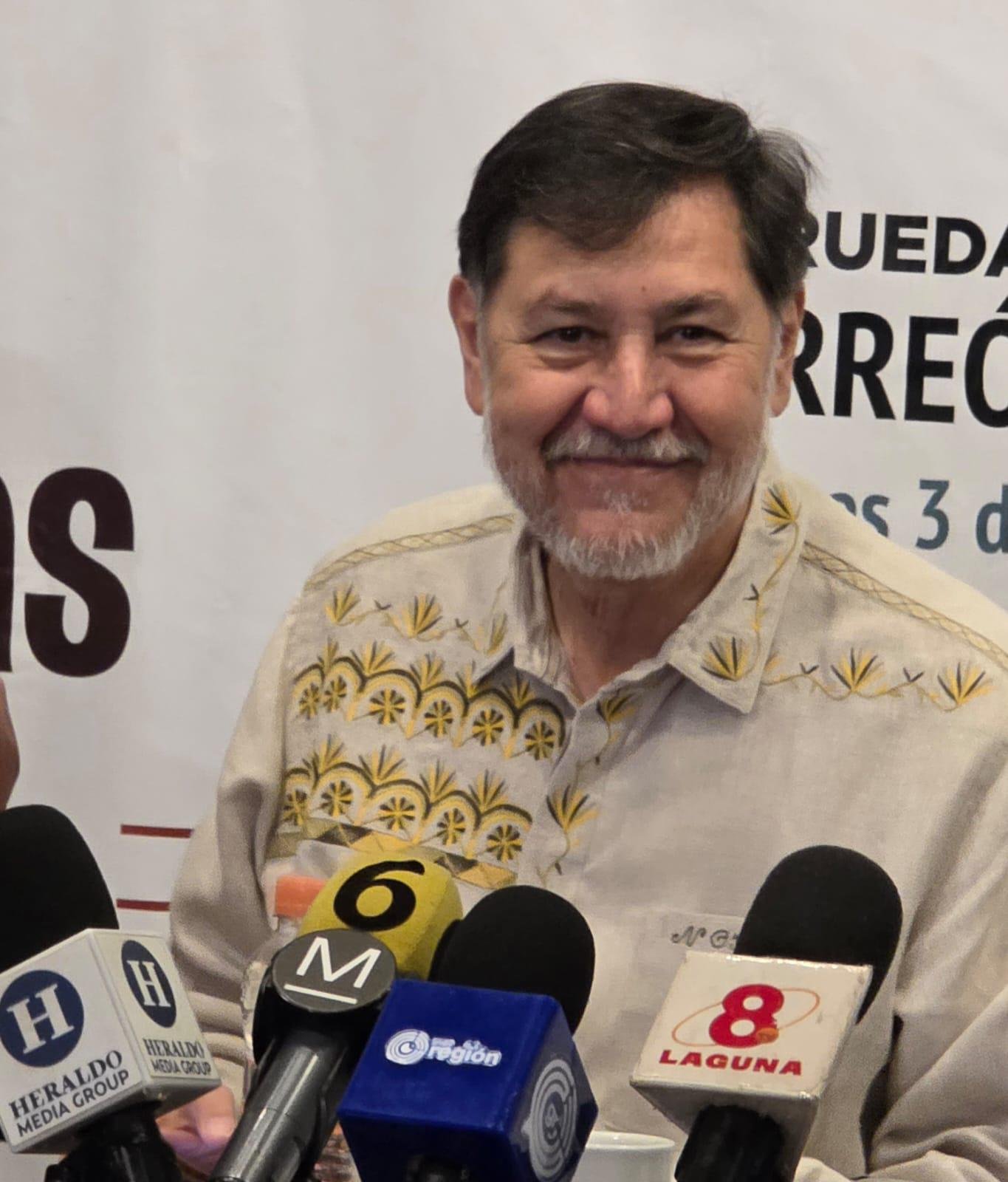 Torreón: Fernández Noroña subraya independencia de la CATEM de Morena (video)