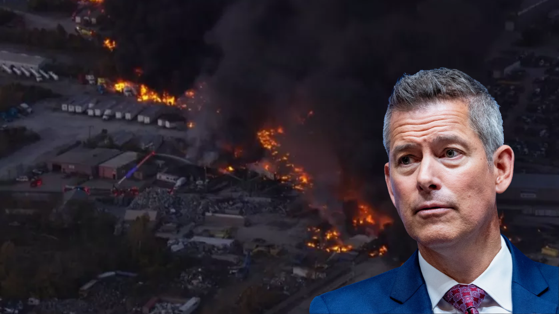 Avión de carga se desploma en Aeropuerto Internacional Muhammad Ali, Kentucky