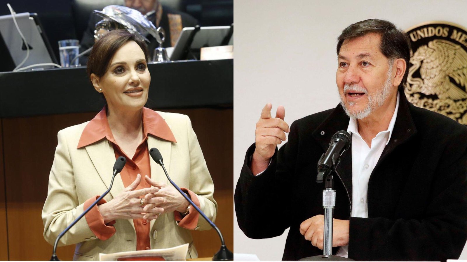 Lilly Téllez vs. Gerardo Noroña: Protagonizan ‘encontronazo’ por caso de Carlos Manzo