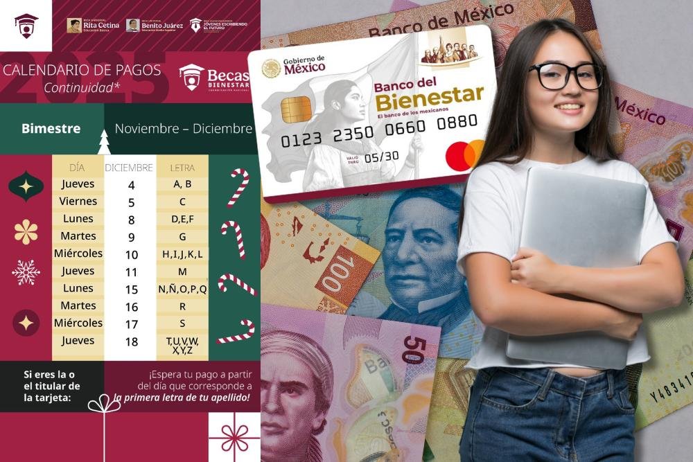 Beca Rita Cetina y Benito Juárez lanzan calendario de pagos del 4 al 18 de diciembre 2025