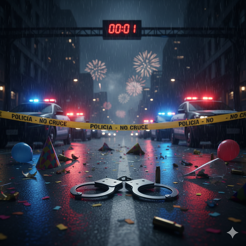 Estas son las consecuencias por disparar al aire en Año Nuevo; puede llevarte a prisión