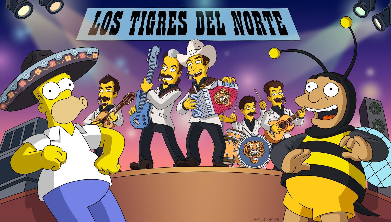 ¡Orgullo mexa! Debutarán Los Tigres del Norte este domingo en un episodio de ‘Los Simpson’