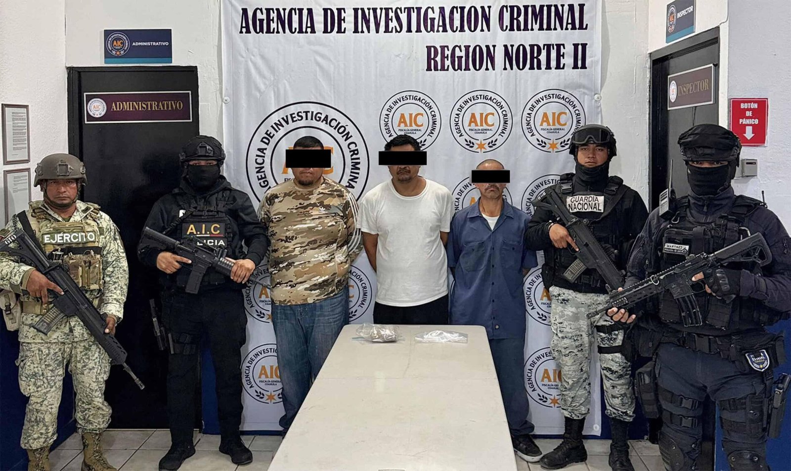 Caen tres tras cateo en vivienda de la colonia Benito Juárez, en Acuña