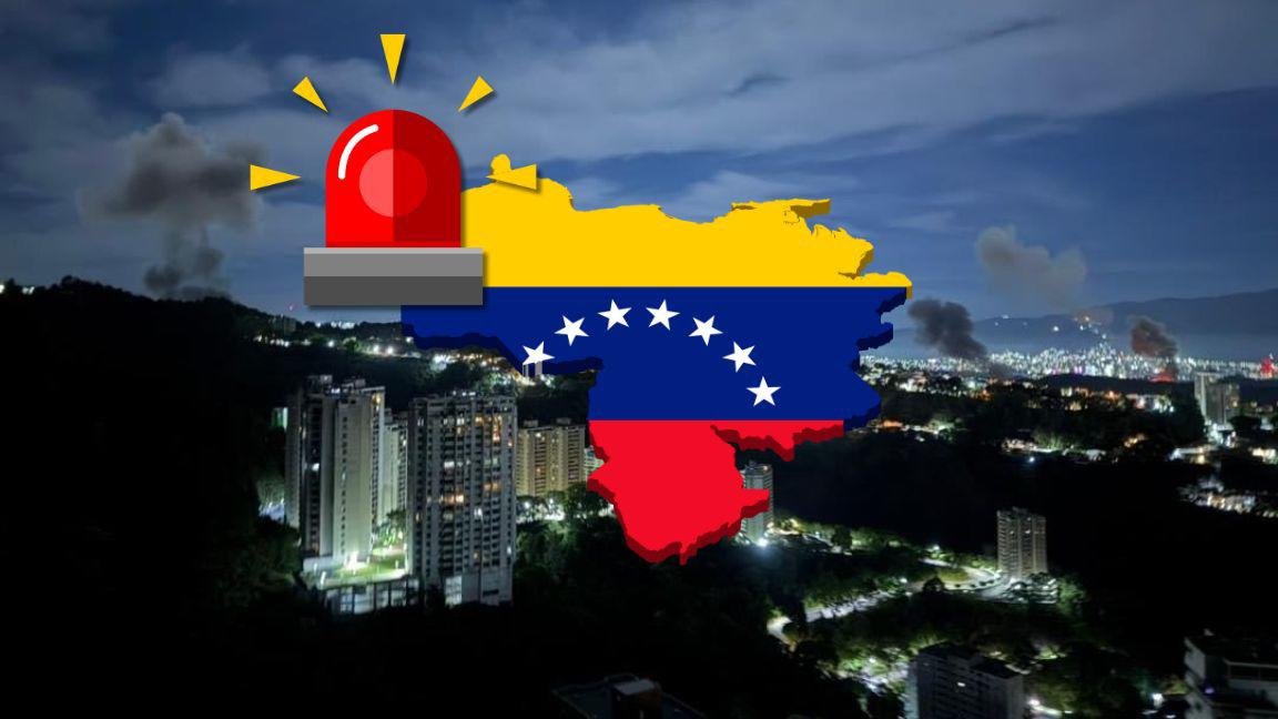 Maduro decretó ‘estado de conmoción exterior’ tras bombardeos y sobrevuelo de aeronaves de EU en Caracas