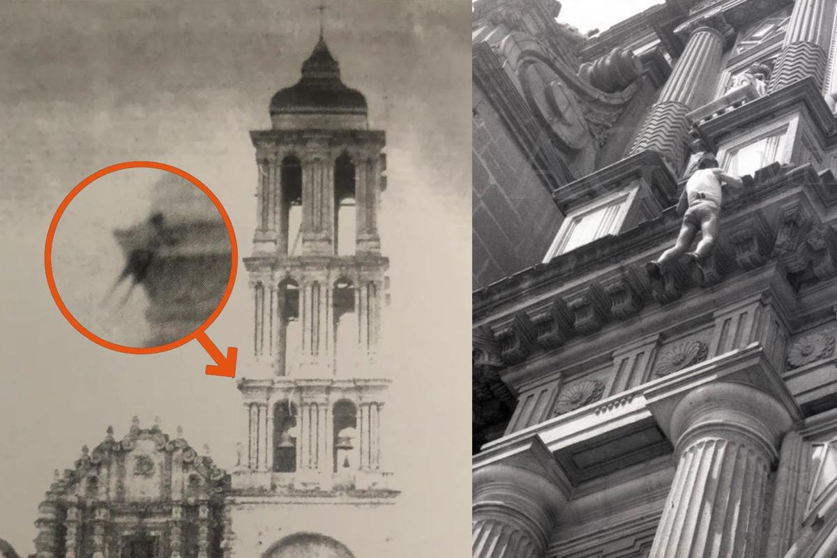 Antes de Netflix y Alex Honnold, el ‘hombre mosca’ escaló los 71 metros de la Catedral de Saltillo