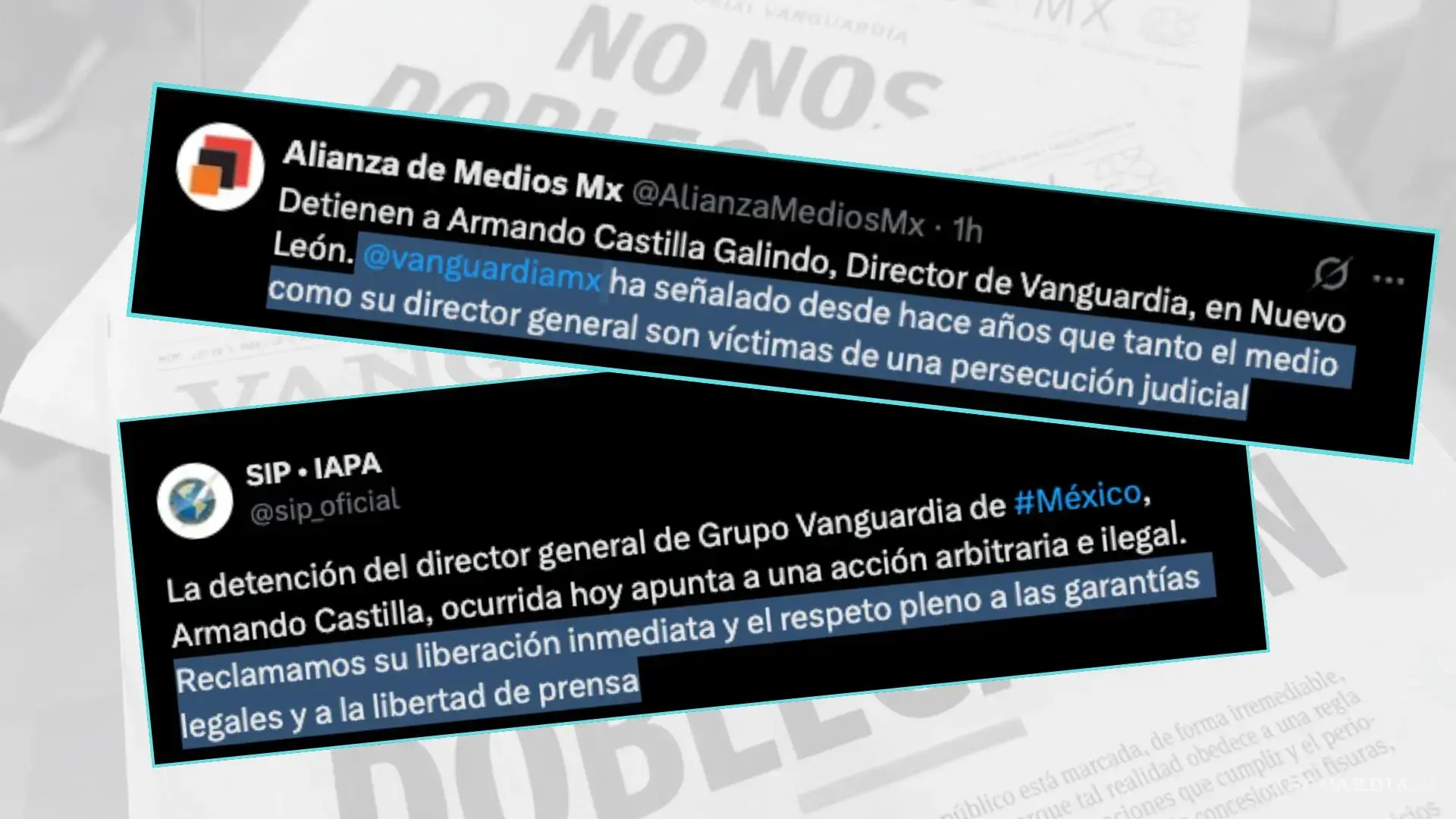 ‘¿Y la presunción de inocencia?, la ley no debe ser instrumento de presión’: defensores de derechos humanos sobre caso fabricado contra director de VANGUARDIA