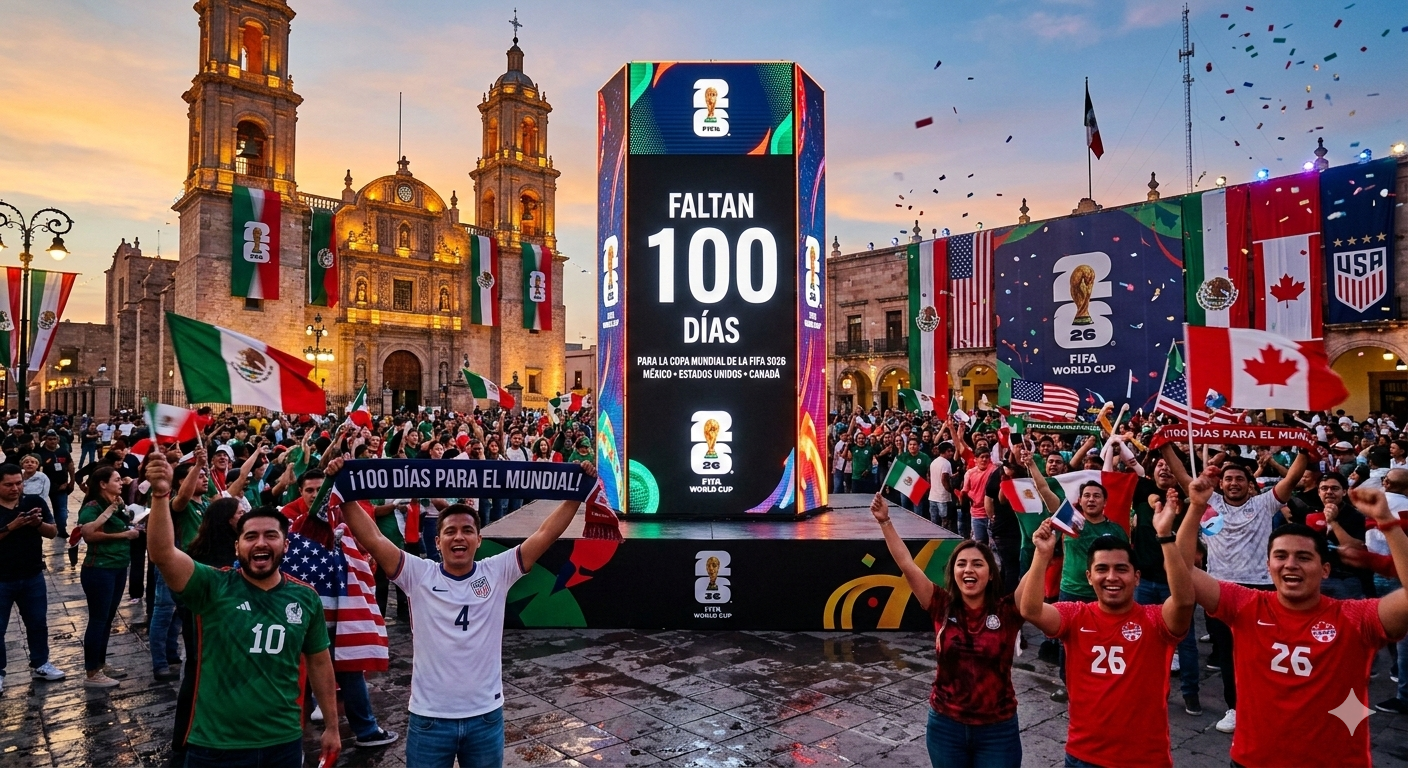 ¡Inicia la cuenta regresiva! Faltan 100 días para el Mundial 2026 en México